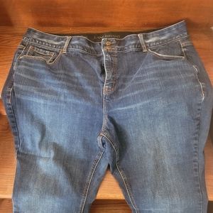 Lane Bryant Dark Wash Jeans, Size 24 SHORT